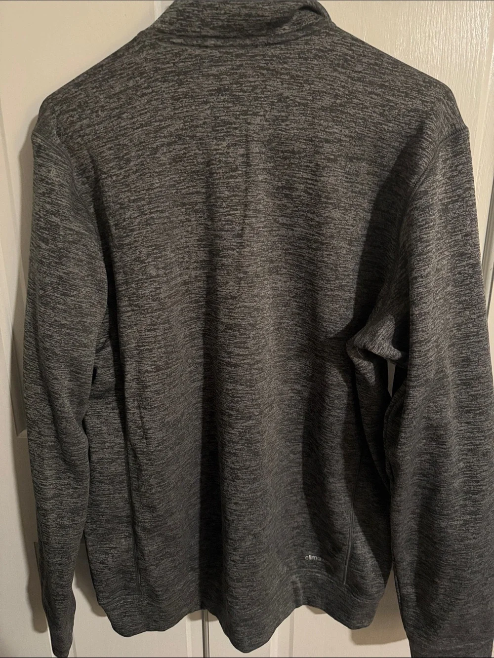 Adidas TheCitadel Men's Heather Gray Quarter-Zip Sweater